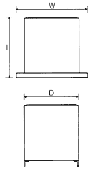 絶縁トランスの図